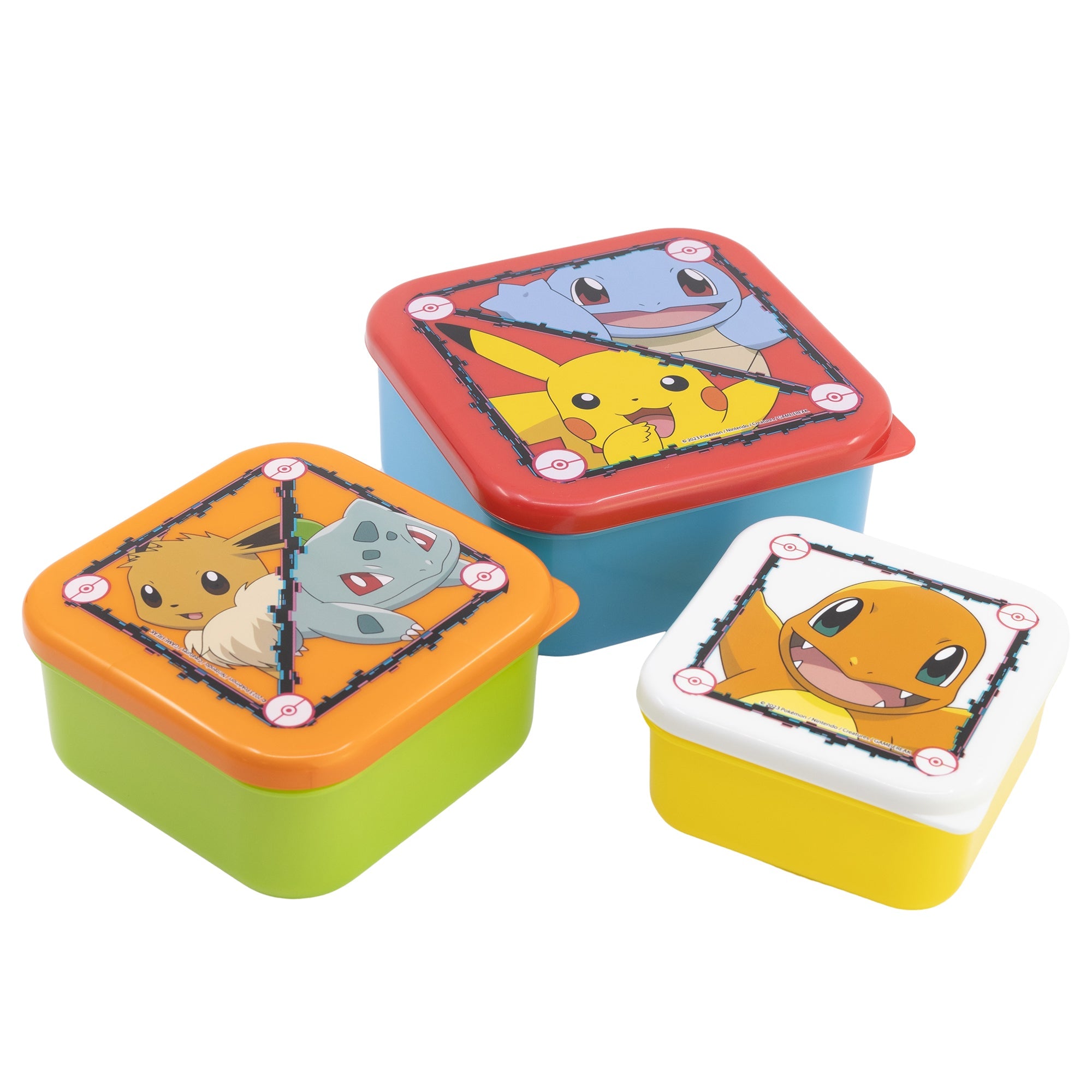 Stor Set de 3 Piezas Snack Apilables Pokémon