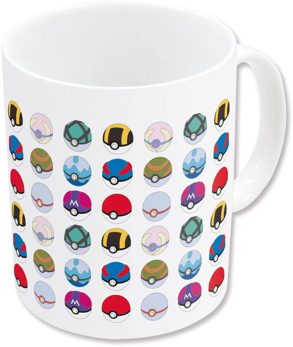 Taza Cerámica Pokémon All Pokeballs Ever 11oz Colección