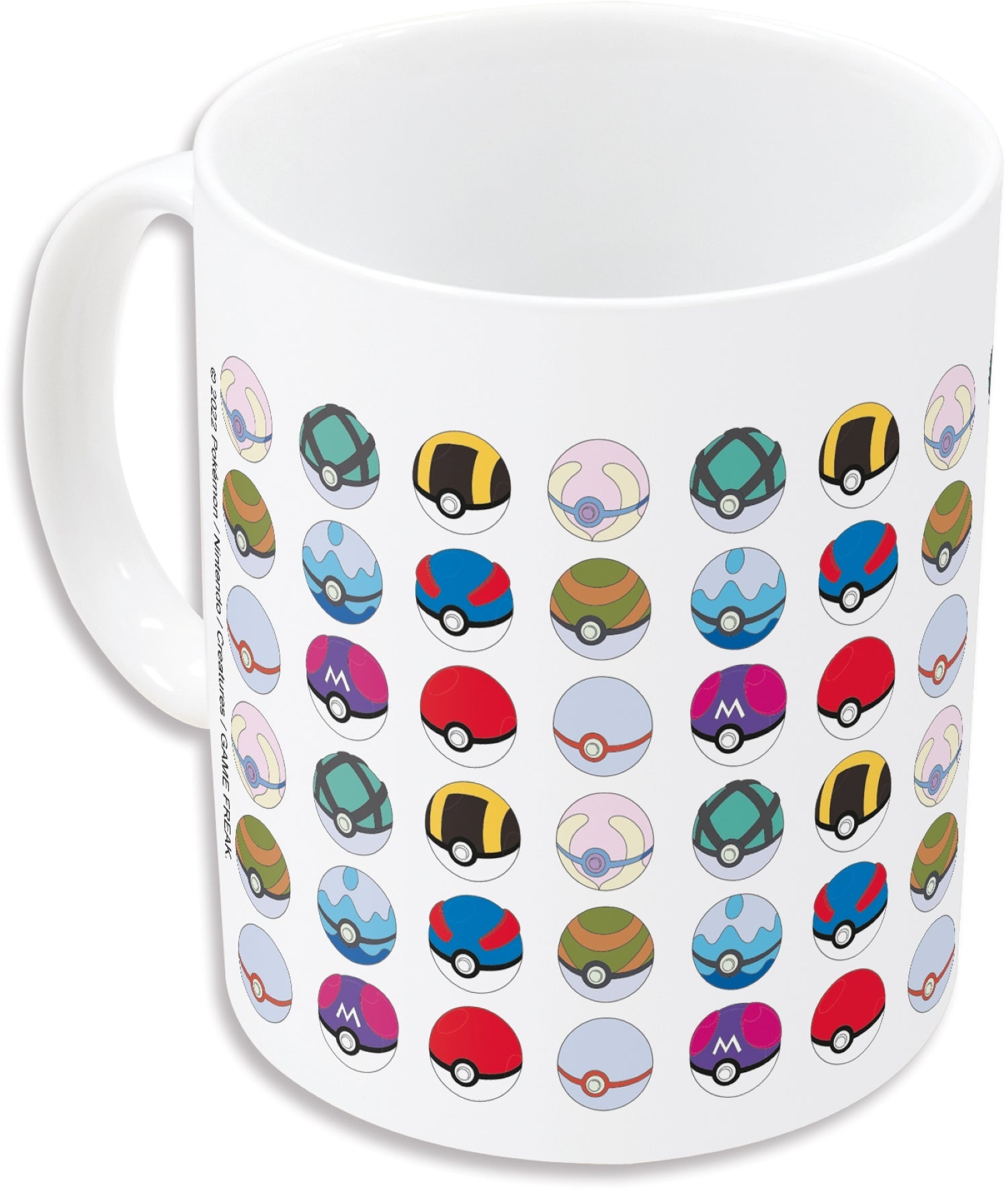 Taza Cerámica Pokémon All Pokeballs Ever 11oz Colección