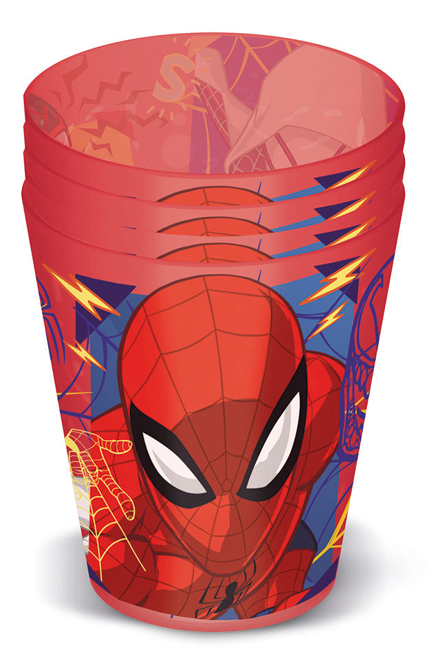 Stor Joy Set de 4 Vasos PP 285 ml Spiderman