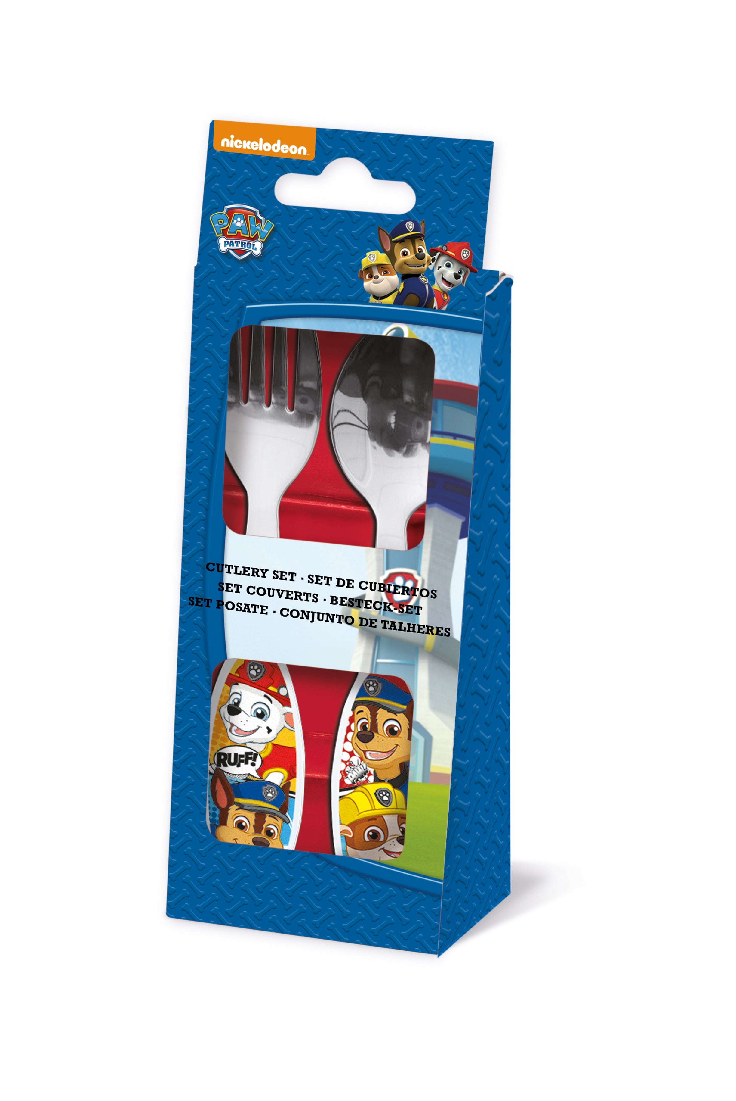 Stor Set de Cubiertos Metálicos 2 Unidades Paw Patrol Boy