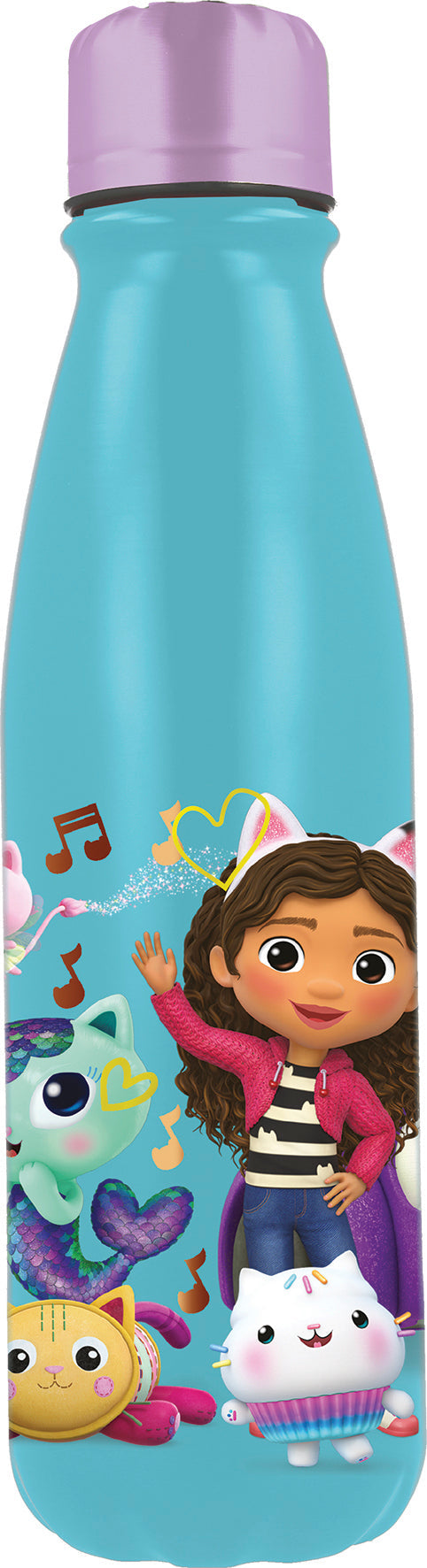 Stor Daily Aluminium Bottle 600 ml Gabby's Dollhouse