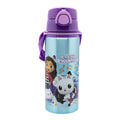 Stor Aluminium Pop Up Bottle with Strap 730 ml Gabby's Dollhouse