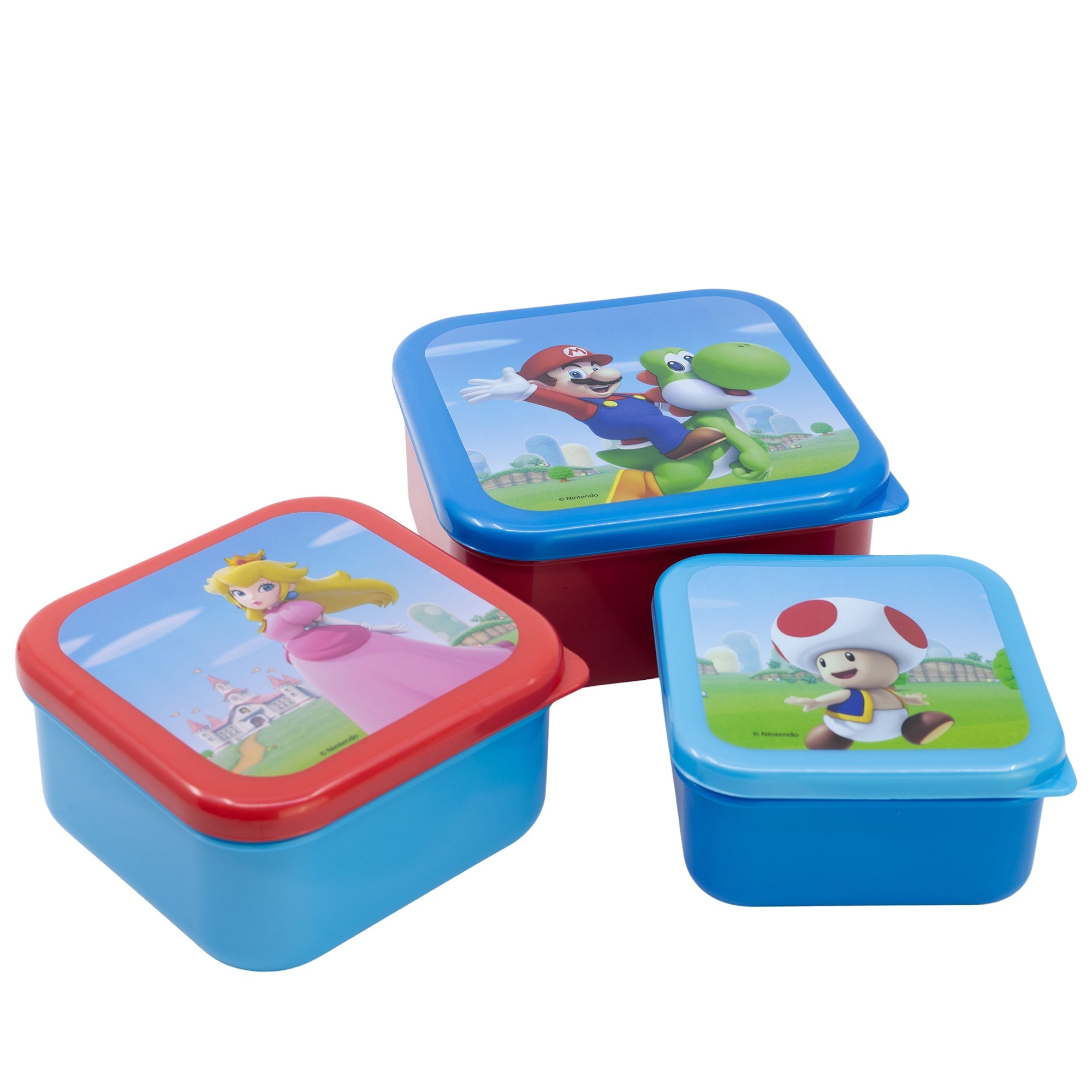 Stor Set de 3 Piezas Snack Apilables Mario Bros