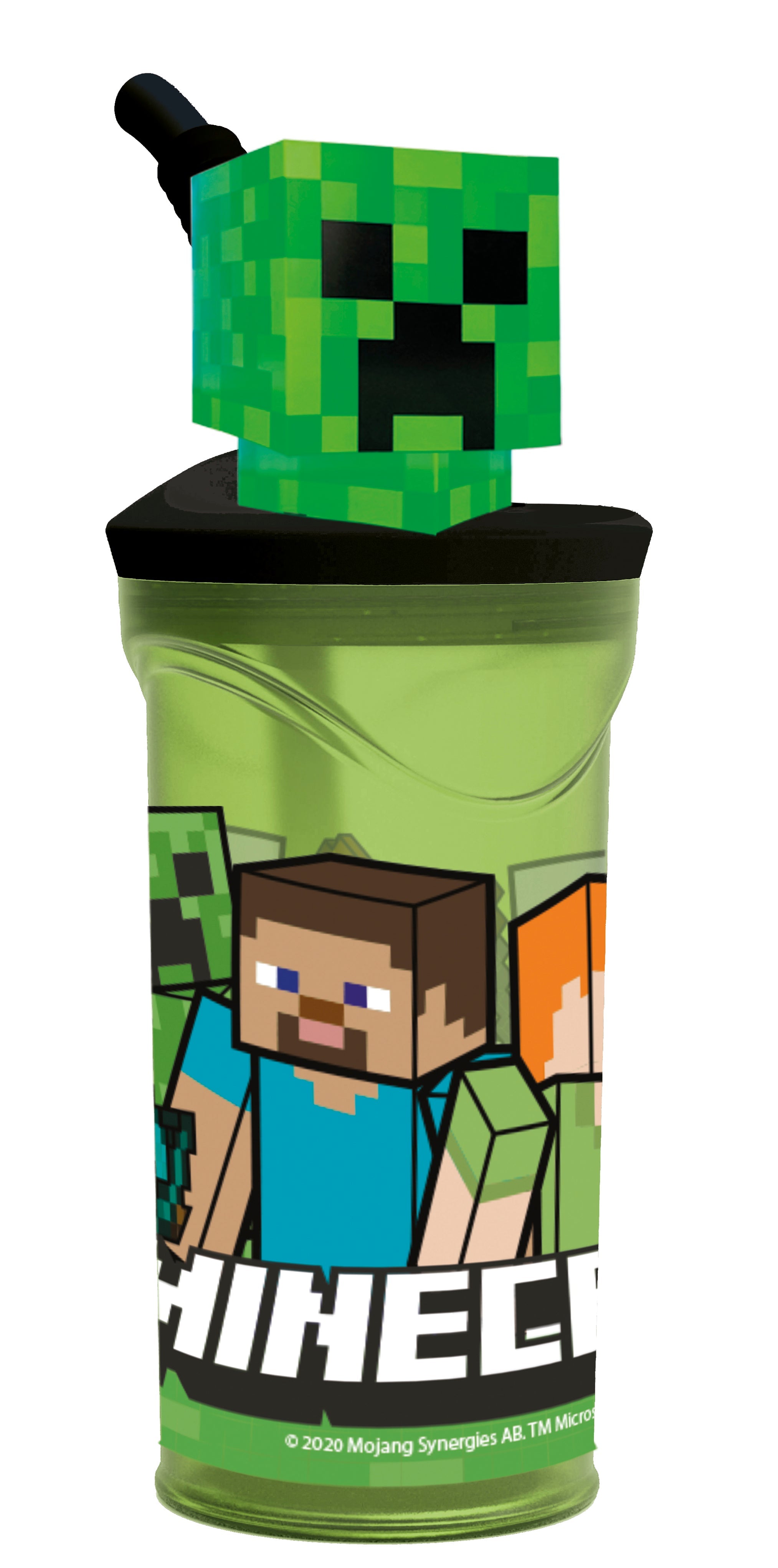 Vaso Figurita 3D 360 ml Minecraft