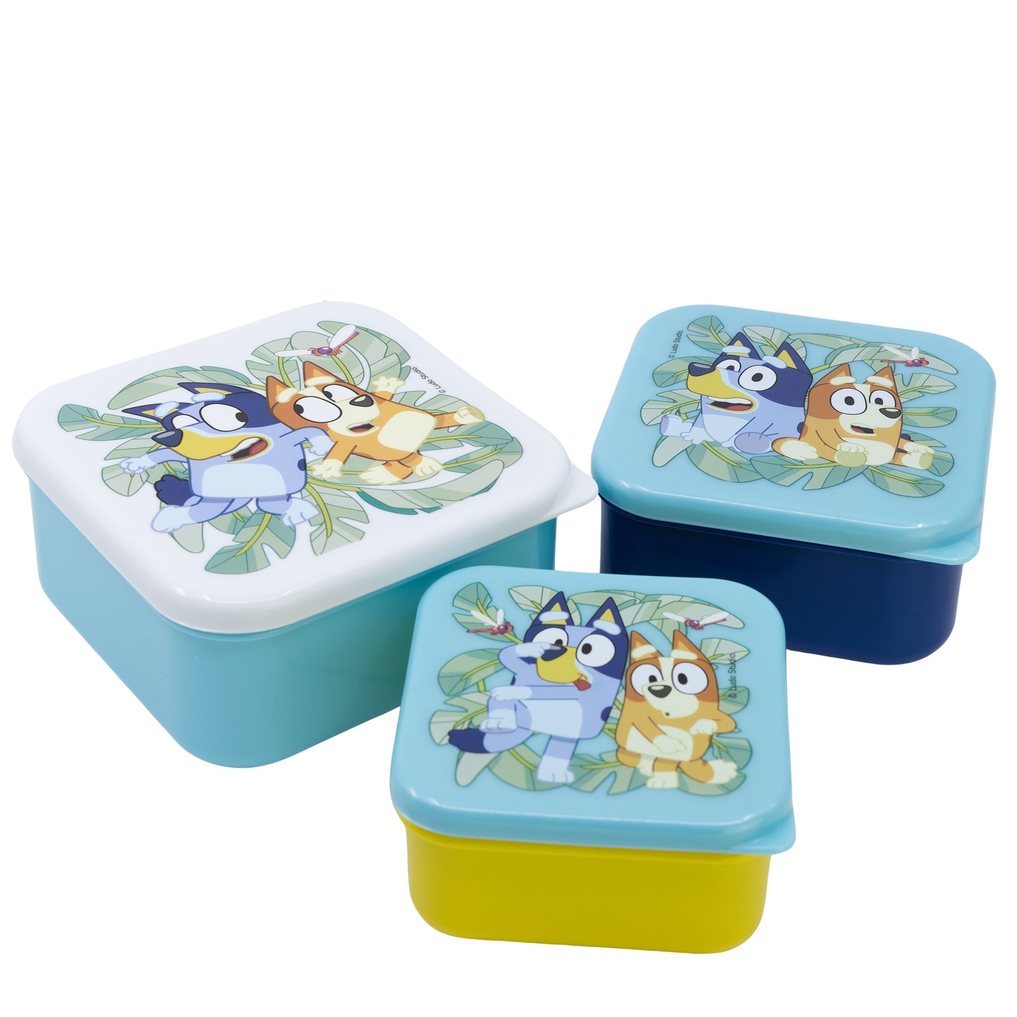 Stor Set de 3 Piezas Snack Apilables Bluey