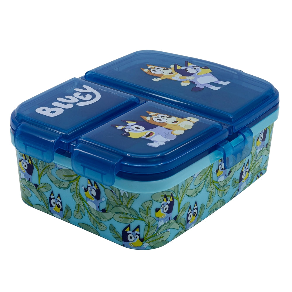 Stor XL Multi Compartment Rectangular Sandwich Box Bluey