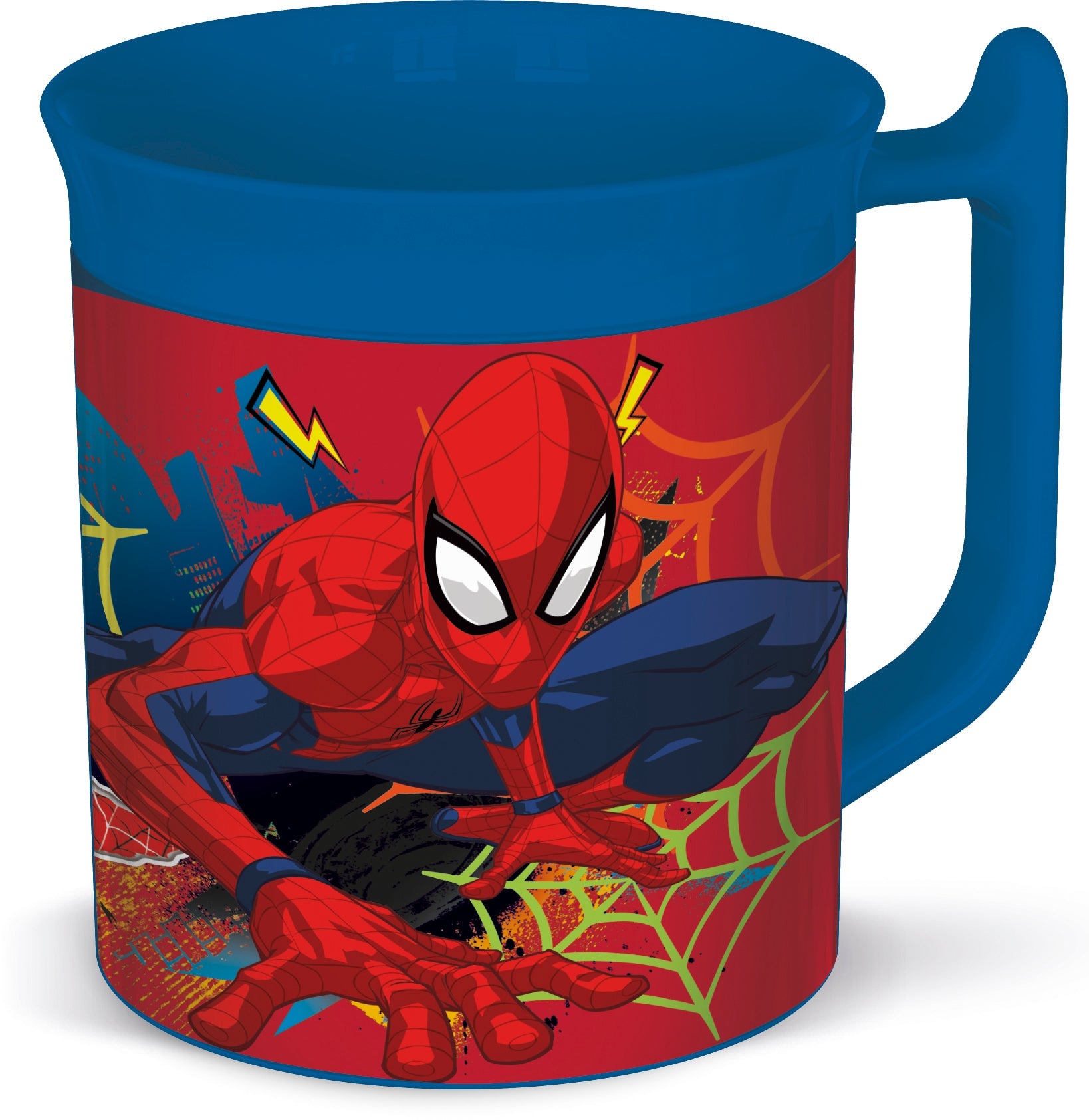 Stor Easy Hold Micro Mug Spiderman Moving Target