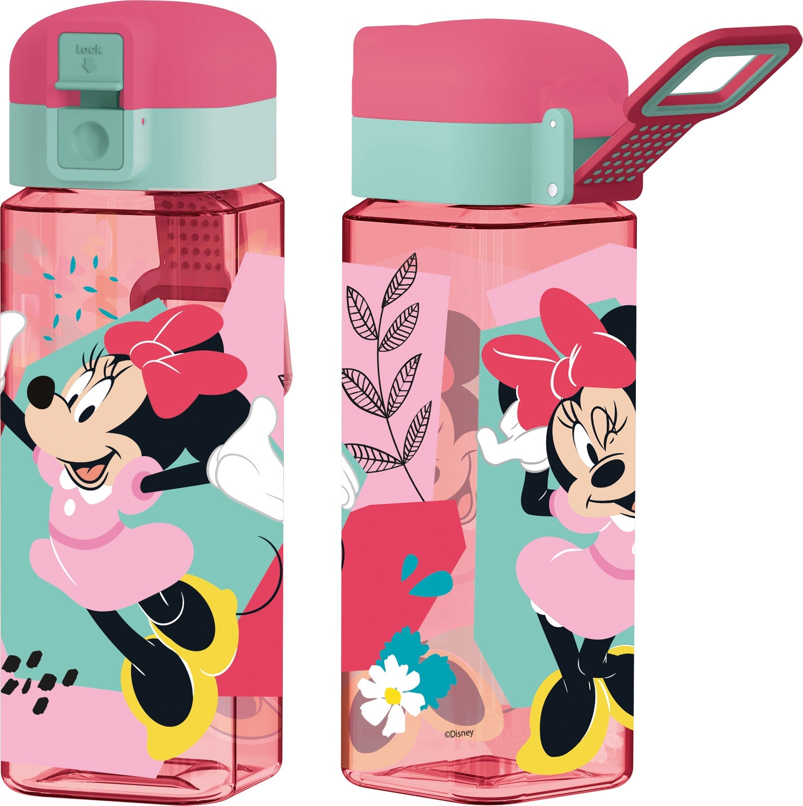 Botella Robot con Cierre 550 ml Minnie Mouse
