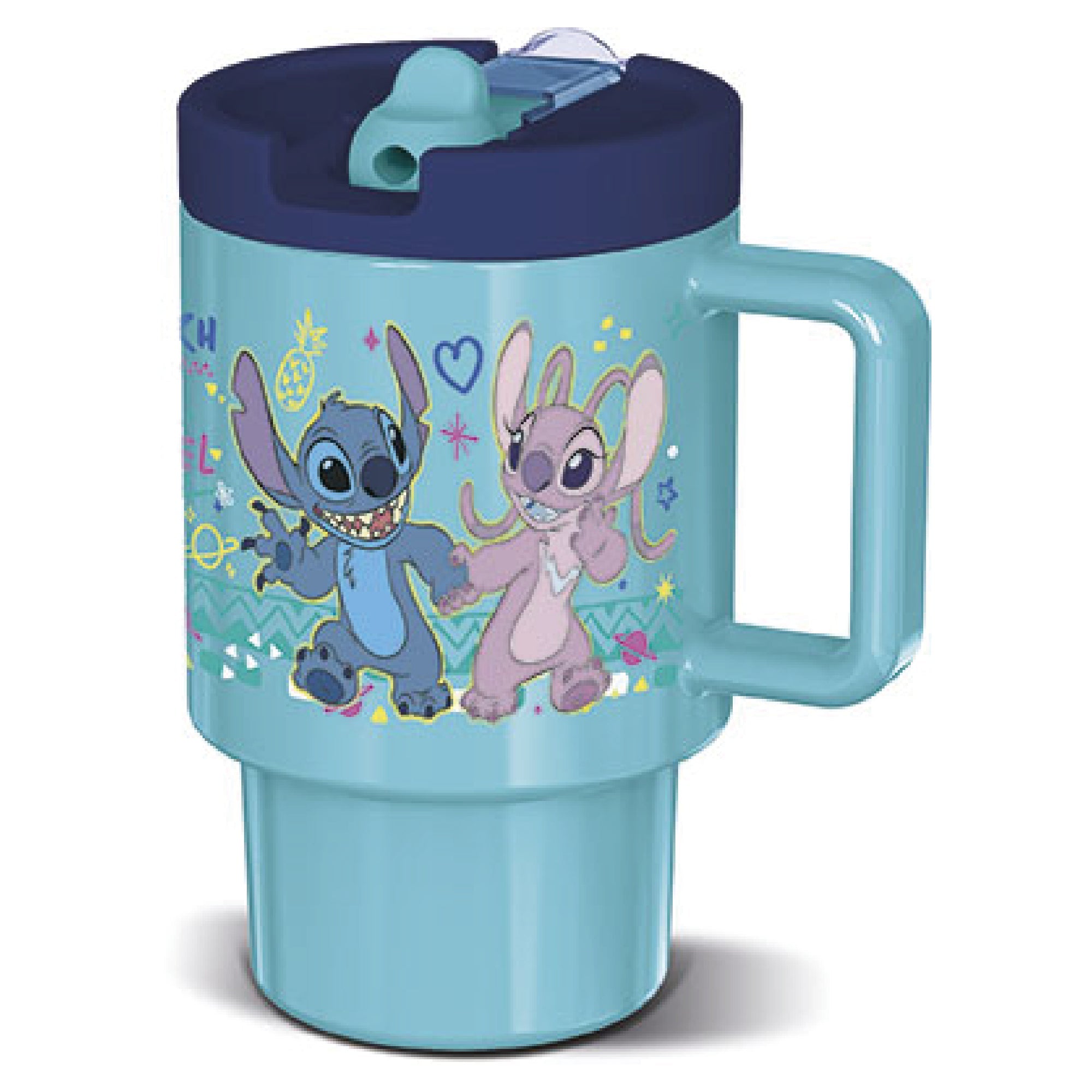 Stor Kids PP Cool Mug 530 ml Stitch Drawing