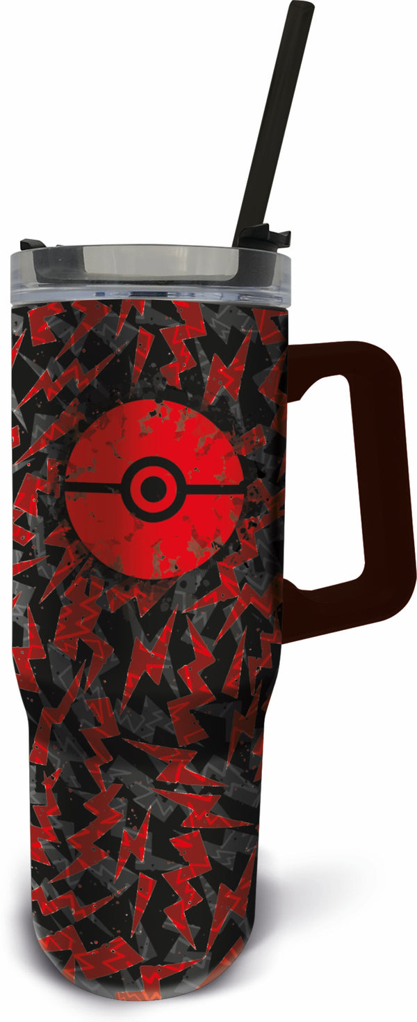 Mug Térmico XL Pokémon Acero Inoxidable 1165ml con Tapa