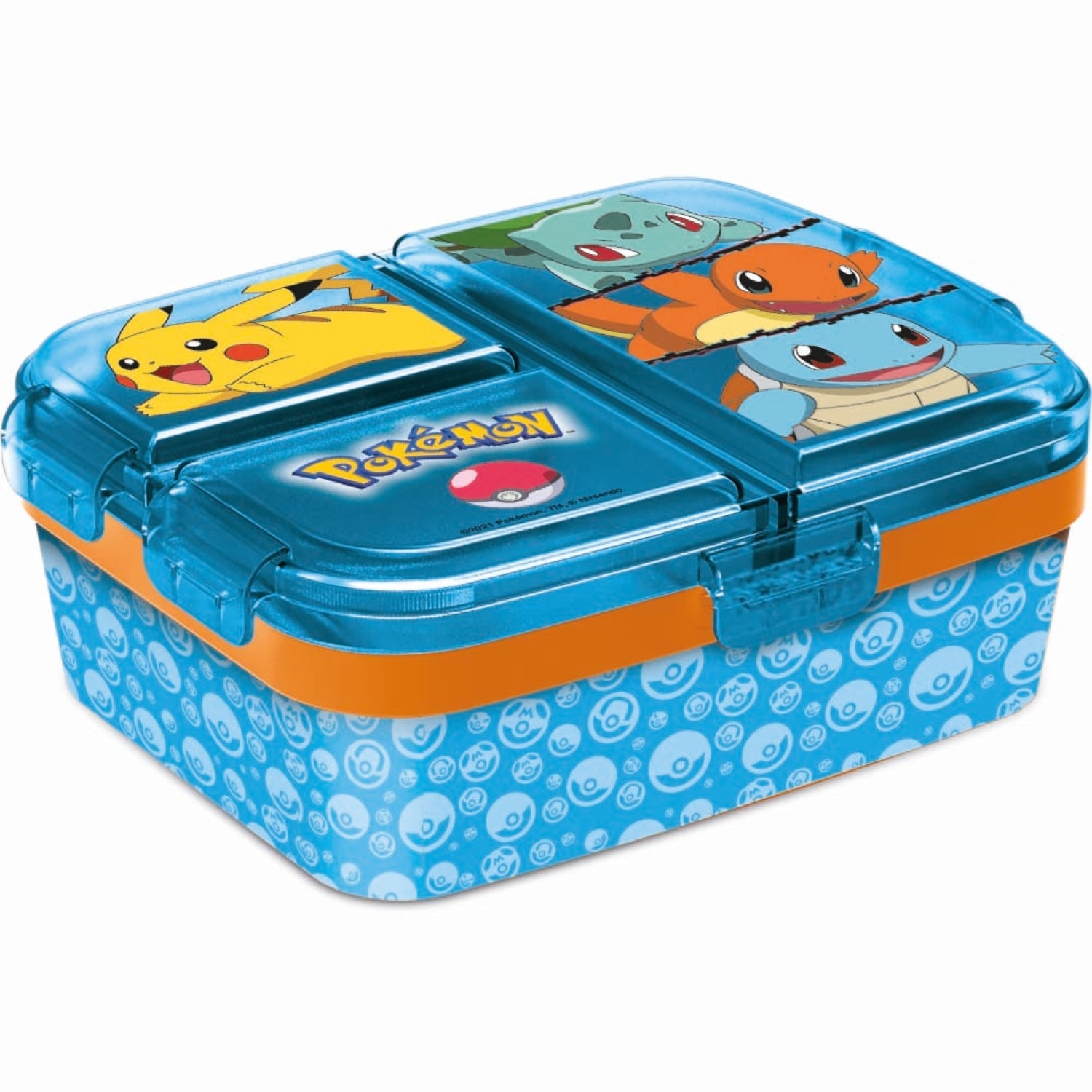 Stor XL Multi Compartment Rectangular Sandwich Box Pokémon