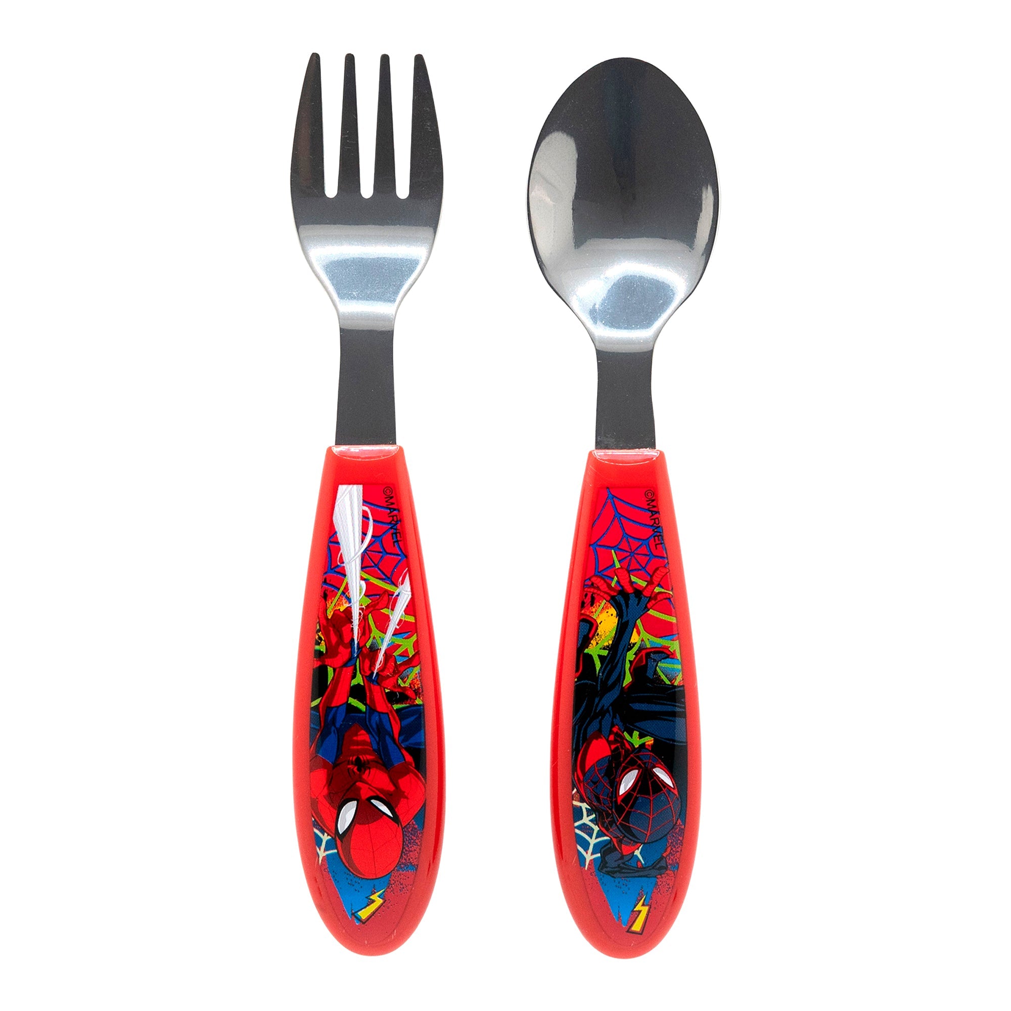 Cubiertos Metálicos 2 Piezas Spiderman