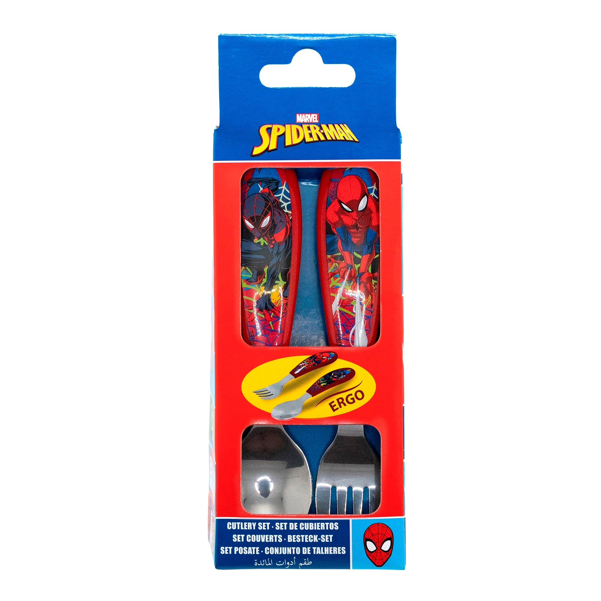 Cubiertos Metálicos 2 Piezas Spiderman