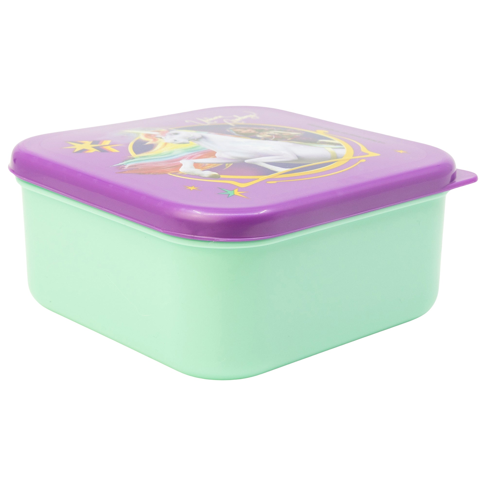 Stor Set de 3 Piezas Snack Apilables Unicorn Academy