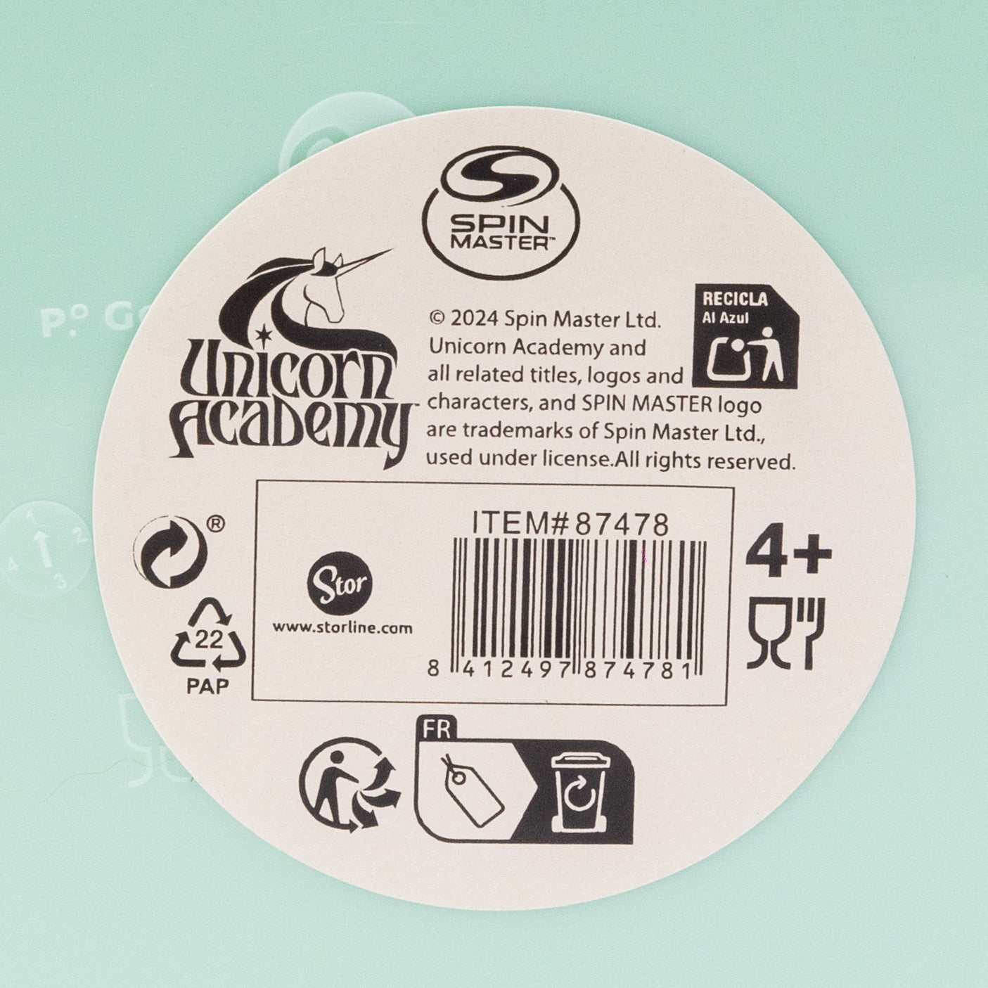 Stor Set de 3 Piezas Snack Apilables Unicorn Academy
