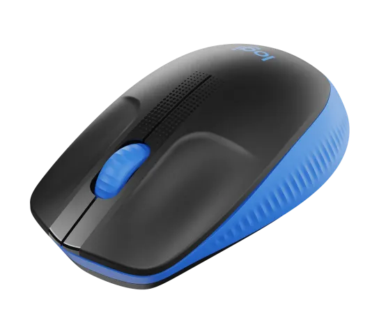 Mouse Logitech M190 Wireless Full-Size Color Blue