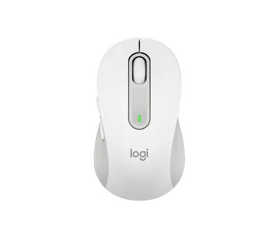 Mouse Logitech Signature M650 Silent Large Wireless Bluetooth Color White