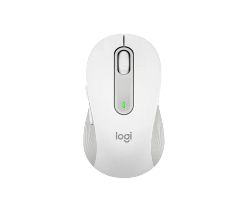 Mouse Logitech Signature M650 Silent Large Wireless Bluetooth Color White