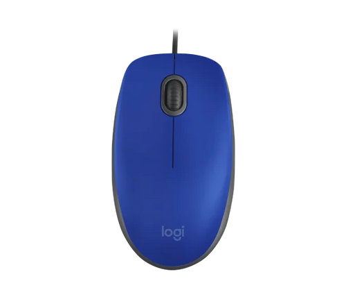 Mouse Logitech M110 Silent Óptico USB Color Blue
