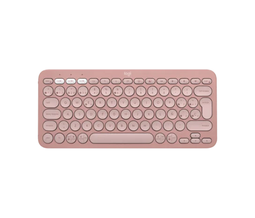 Teclado Logitech Pebble 2 K380S Bluetooth Wireless SP Color Rose