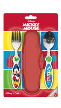 Cubiertos Metálicos 2 Piezas Mickey