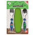 Stor Set de Cubiertos Metálicos 2 Unidades Minecraft INVKY
