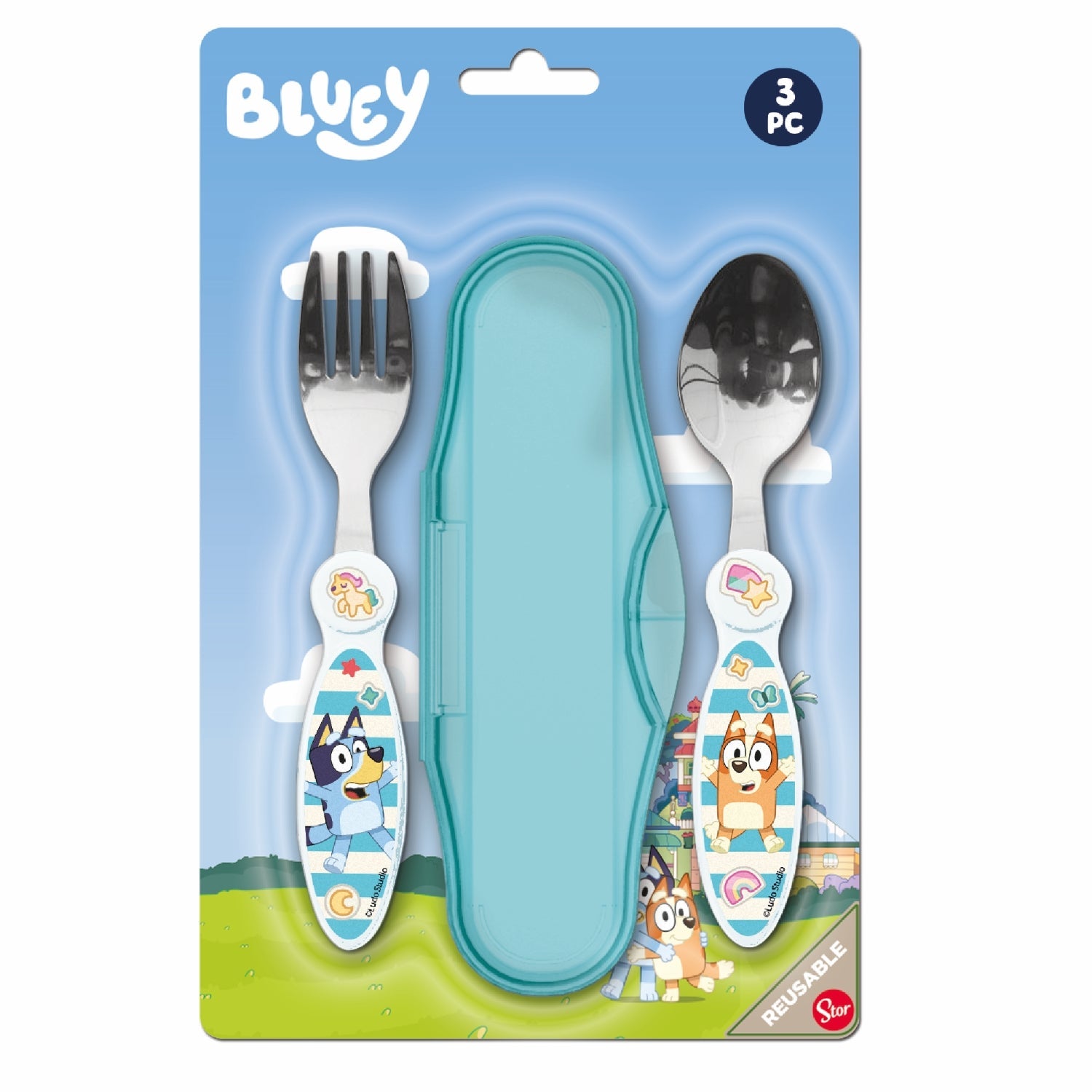 Cubiertos Metálicos Bluey