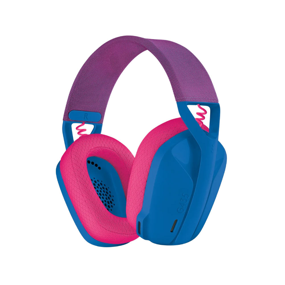 Audífono con Micrófono Logitech G435 Bluetooth Lightspeed Color Blue