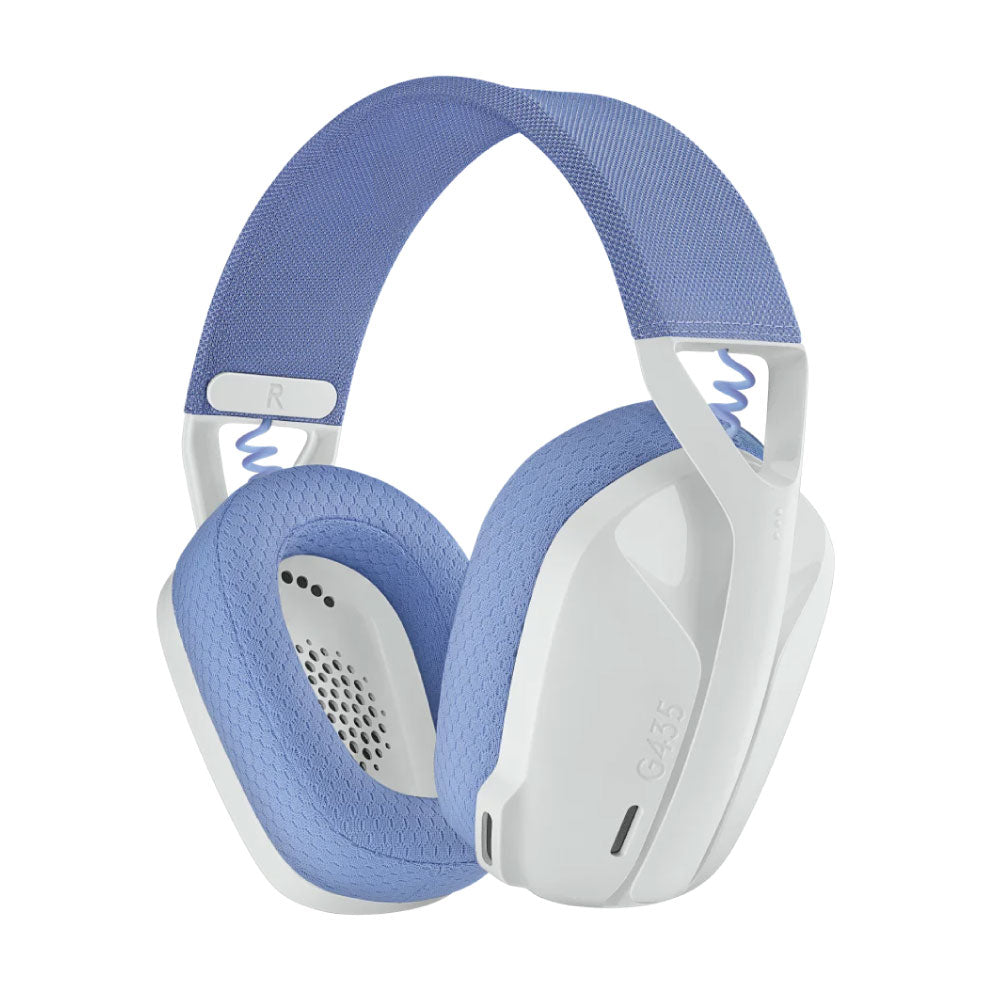 Audífono con Micrófono Logitech G435 Bluetooth Lightspeed Color White