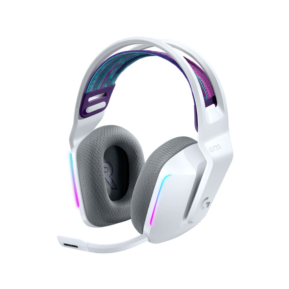 Audífono con Micrófono Logitech G733 Lightspeed Color White