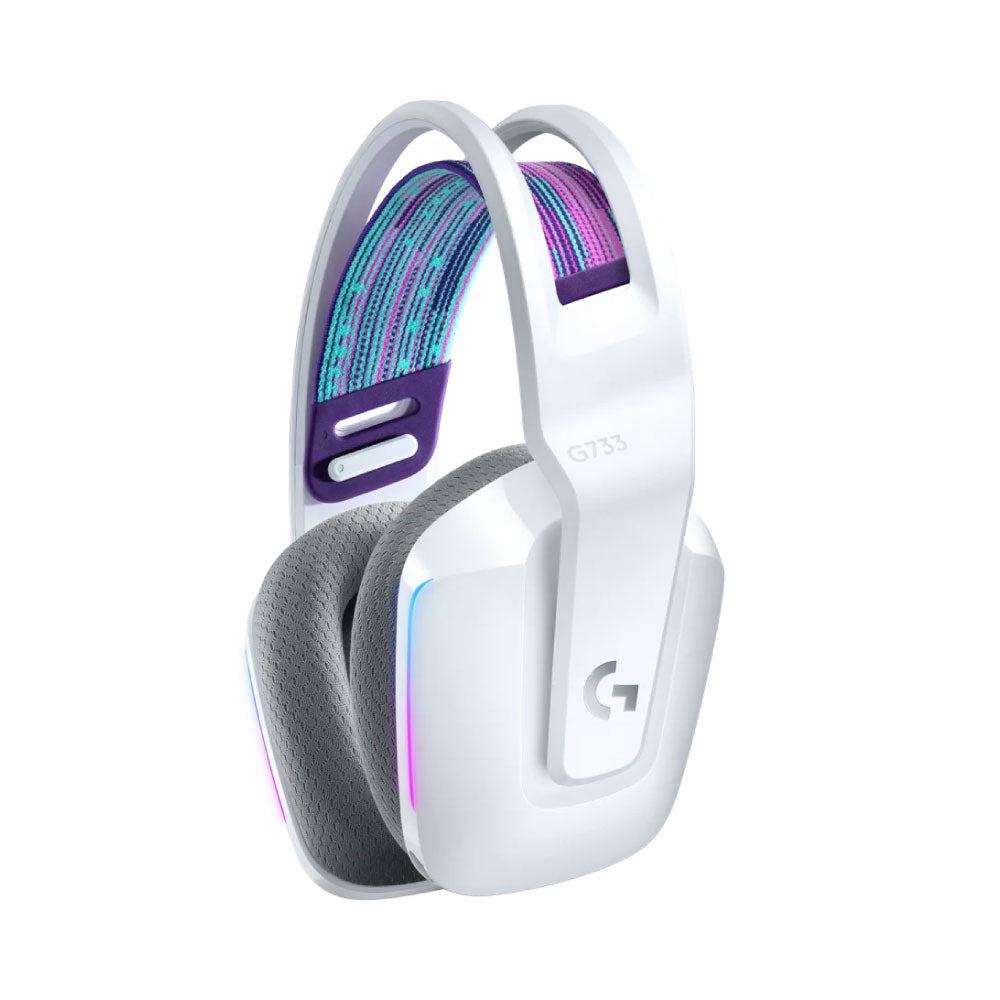 Audífono con Micrófono Logitech G733 Lightspeed Color White