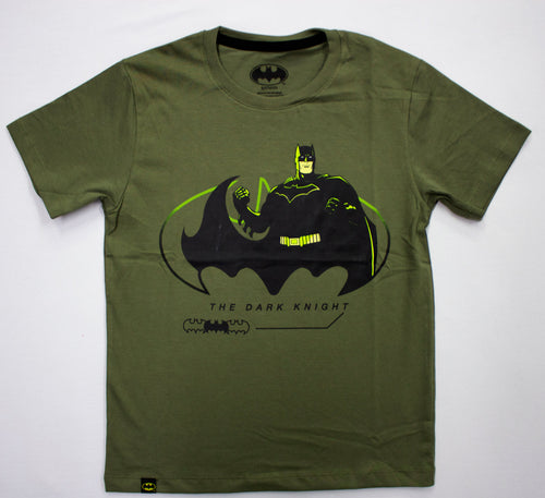 Polo Básico Manga Corta Batman Color Verde