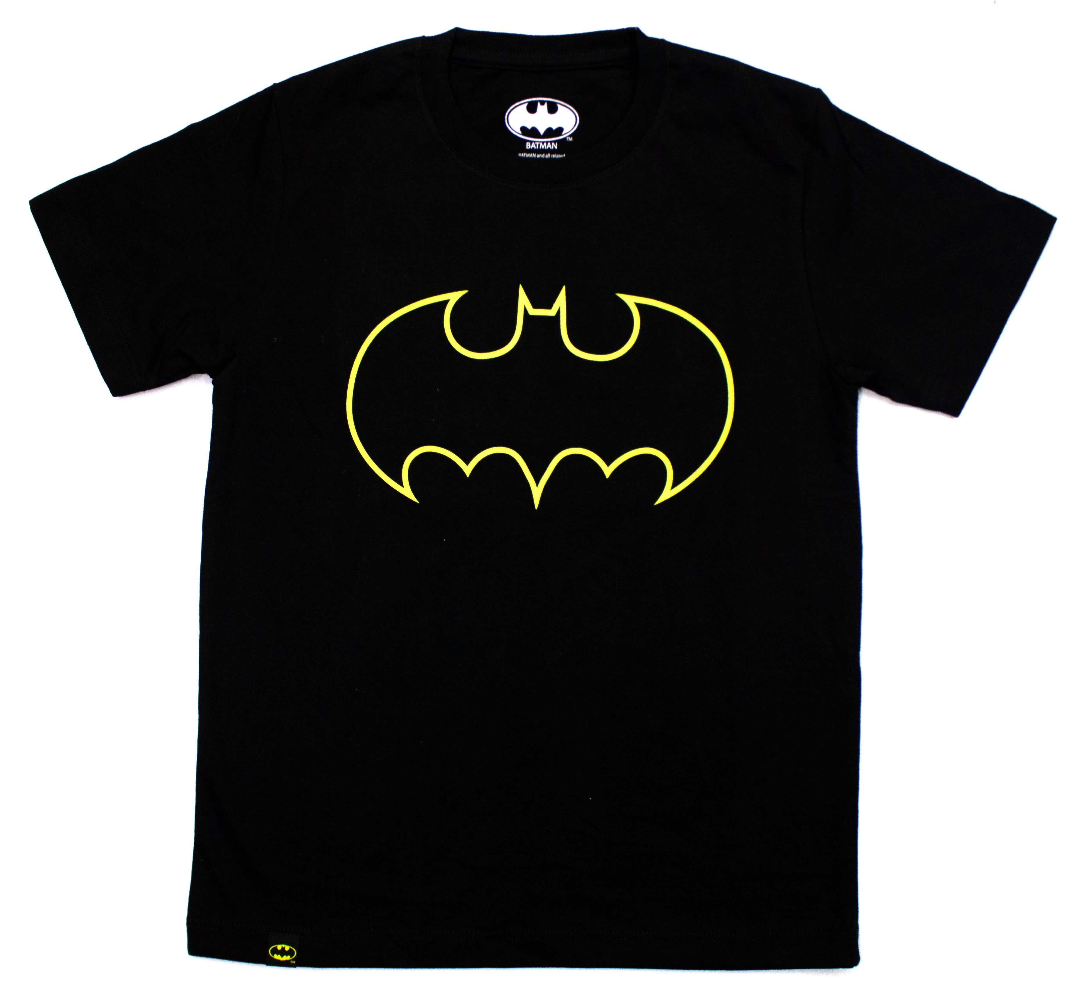 Polo Batman Color Negro para niños