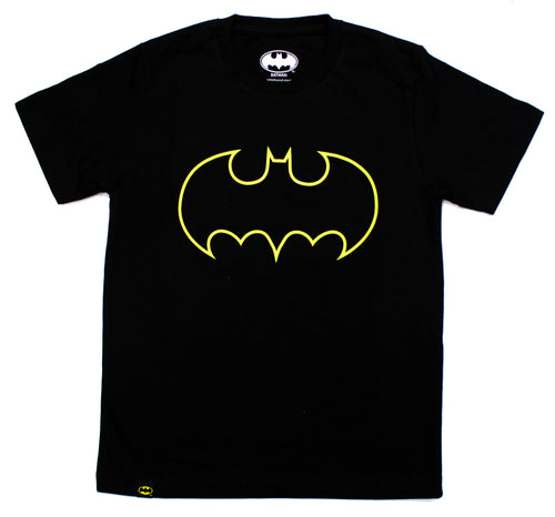 Polo Batman Color Negro para niños