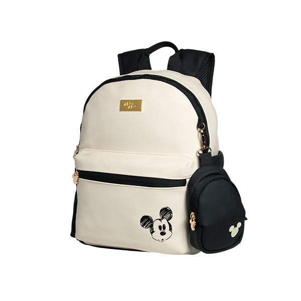 Mini Mochila Mickey Mouse Black & White