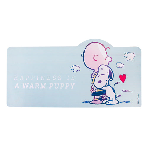 Mouse pad desk Snoopy celeste