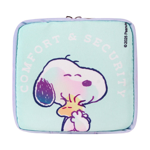 Estuche de cable Snoopy celeste
