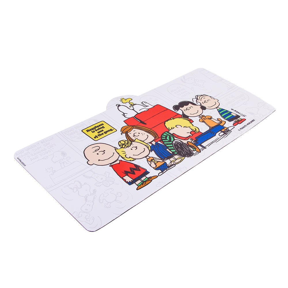Mouse pad desk Snoopy gris
