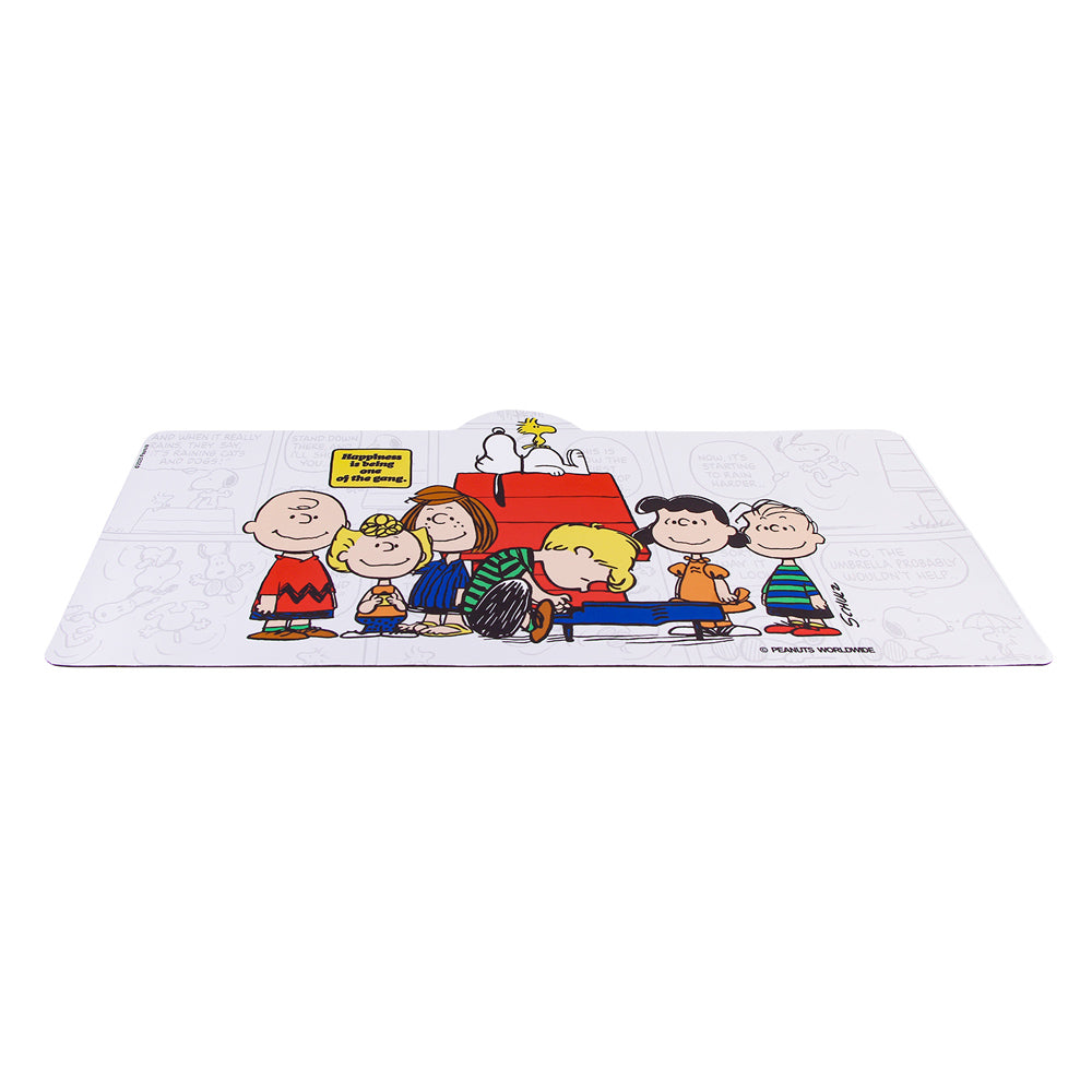 Mouse pad desk Snoopy gris