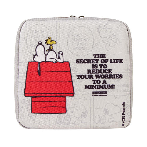 Estuche de cable Snoopy gris