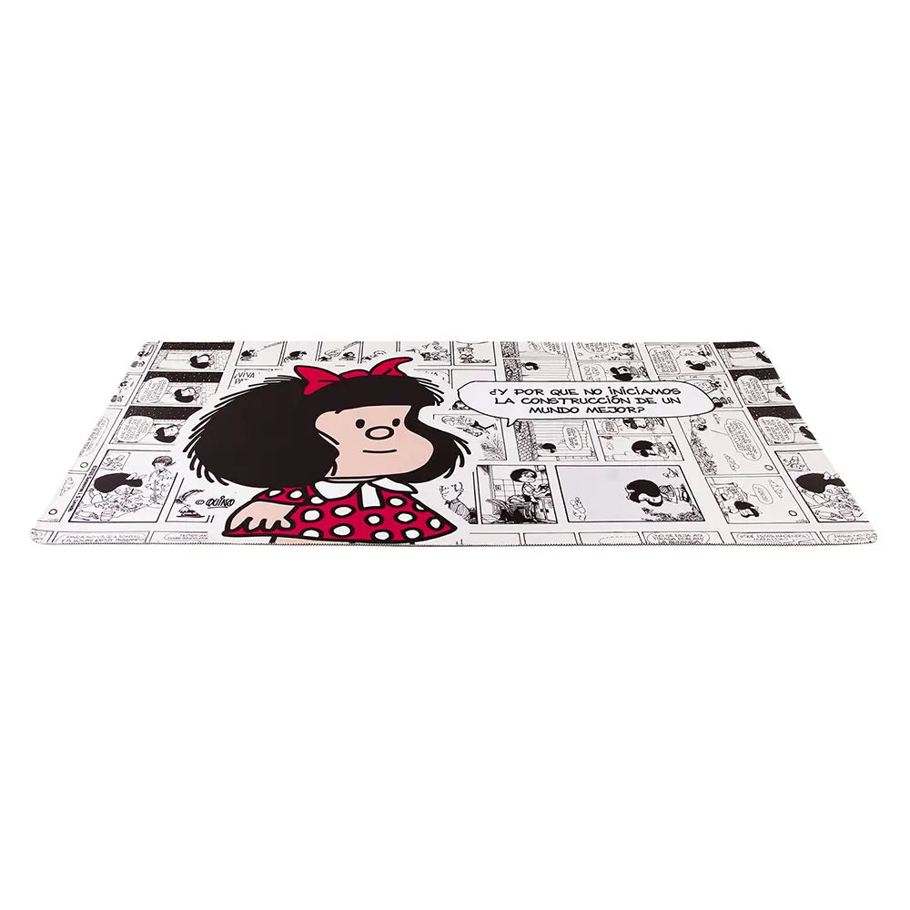 Mouse pad desk Mafalda gris