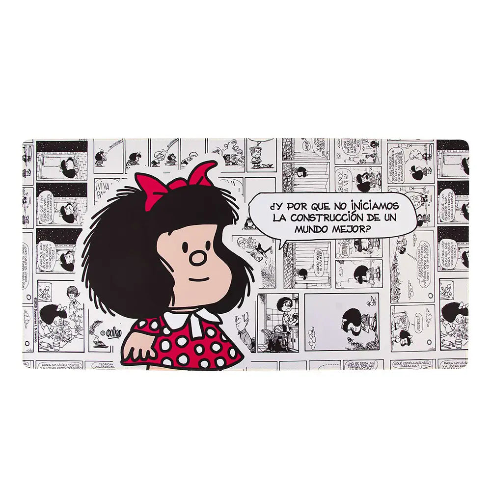 Mouse pad desk Mafalda gris