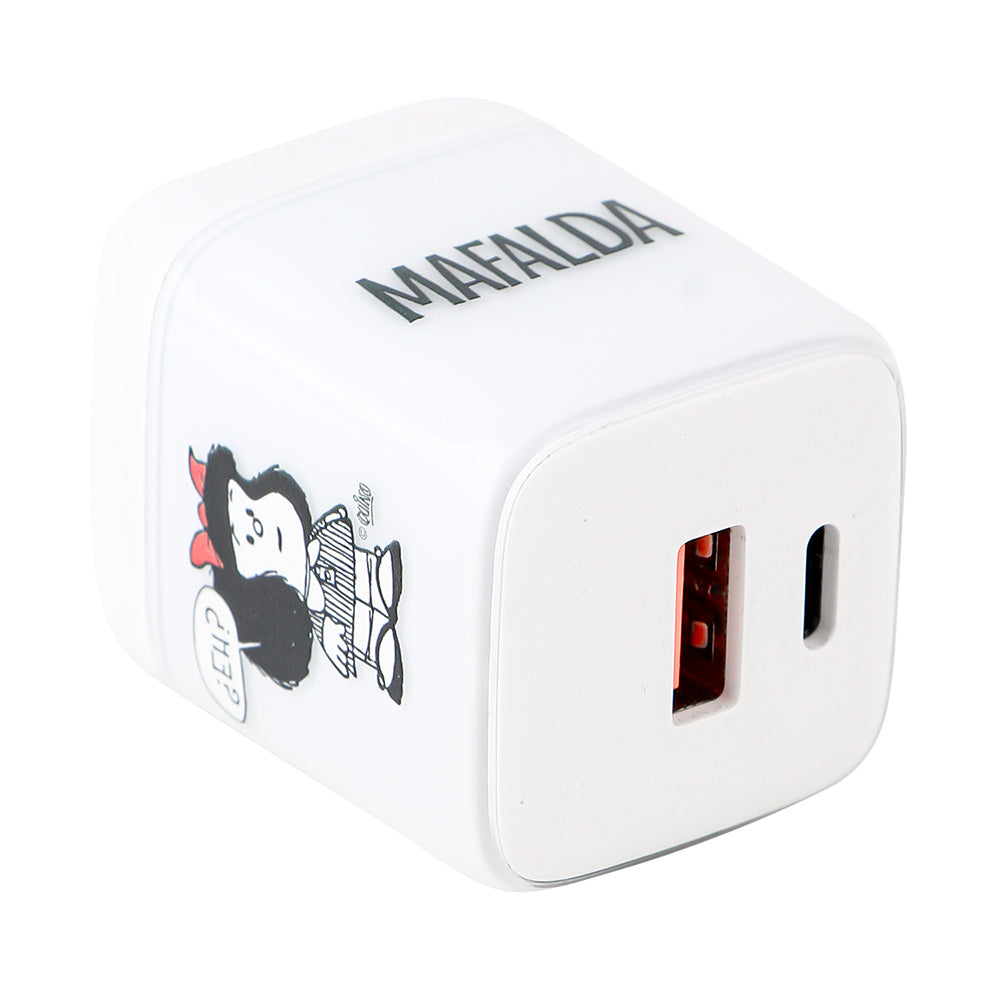Cargador tipo C/USB Mafalda