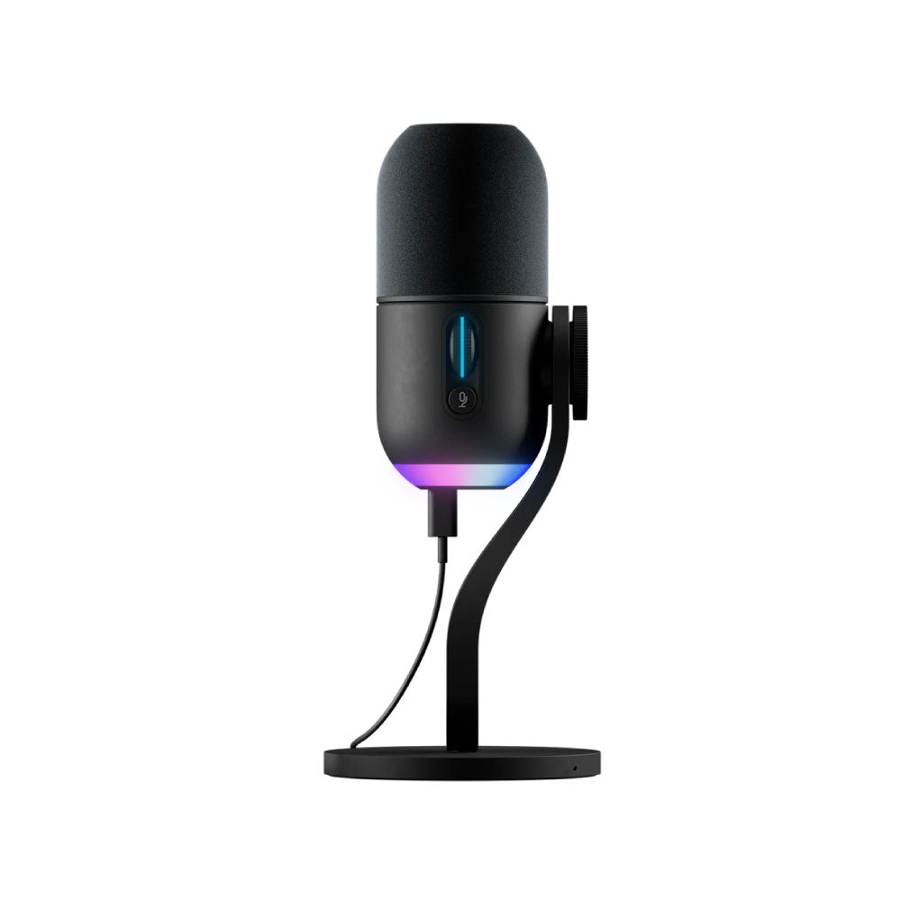 Micrófono Logitech Yeti GX Supercardioid USB para Streaming RGB Lightsync Color Black