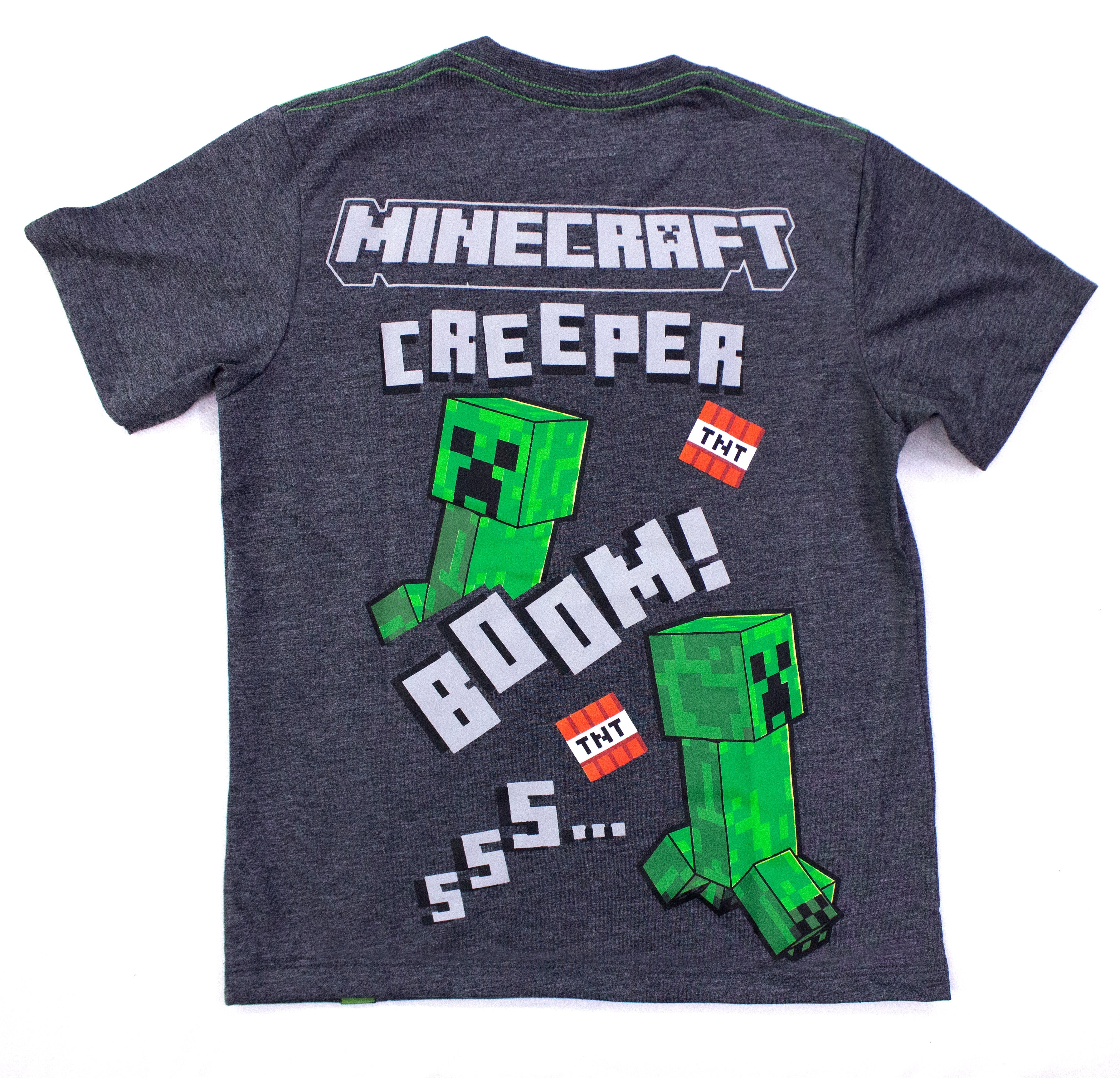 Polo Básico Manga Corta Minecraft Color Charcoal