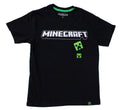 Polo Básico Manga Corta Minecraft Color Negro