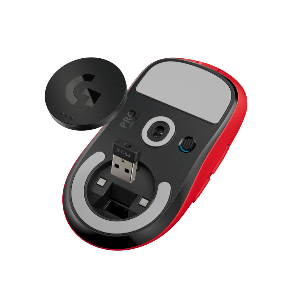 Mouse Logitech G PRO X Superlight Wireless Lightspeed Hero 25K Color Red