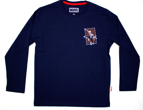 Polo Básico Manga Corta Marvel Color Azul Marino