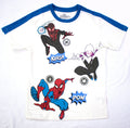 Polo Moda Manga Corta Spiderman Niño Color Marfil